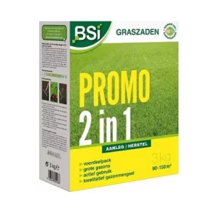 BSI Graszaad Promo 2 in 1 Gazon 3kg (150m2)